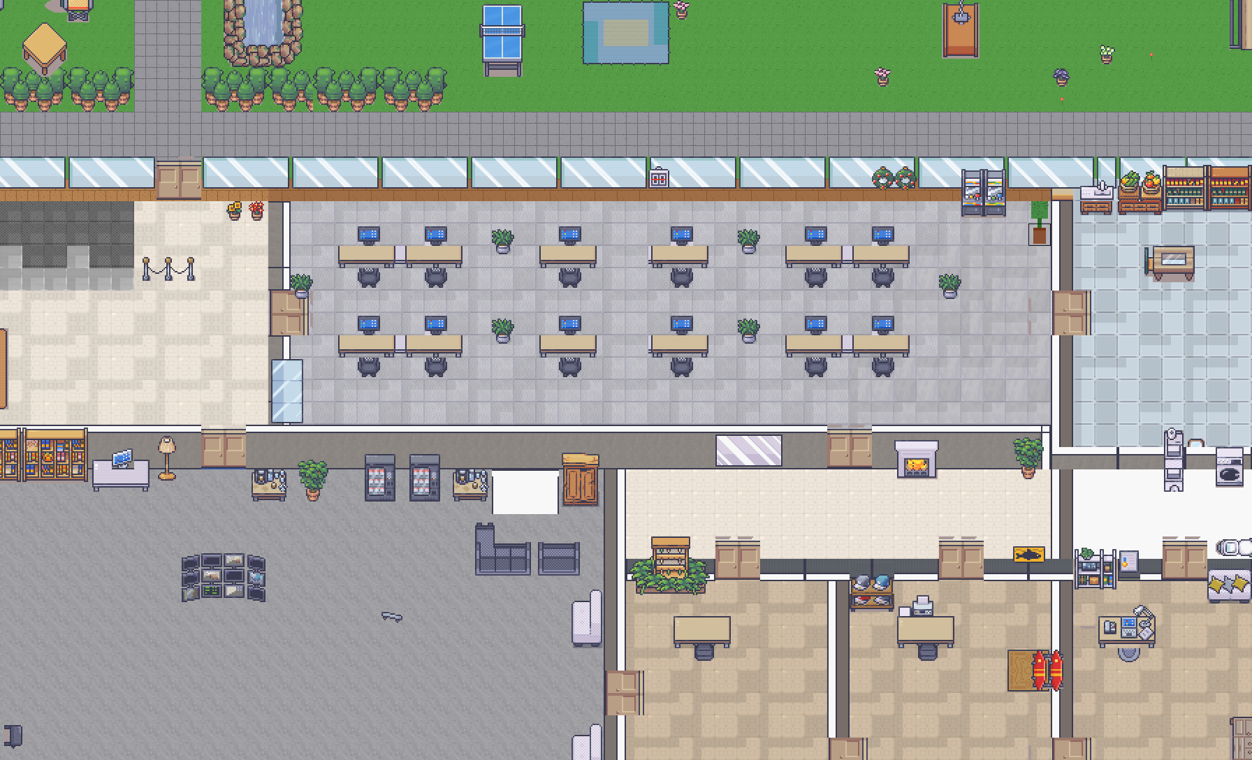 La map de Webinti Town